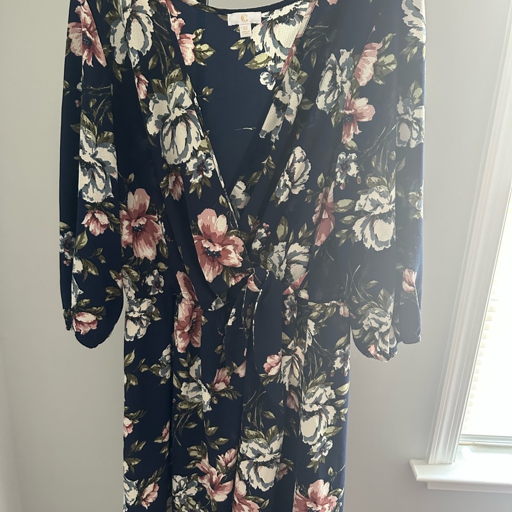 Floral Wrap Dress